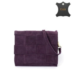 Looqita 27 Looqita -Looqita sac cuir tresse italien Hailey aubergine 29820506 5e0a 47fb b3a5 1c23e585000c