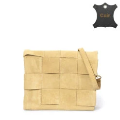 Hailey Sac Cuir Tressé Italien