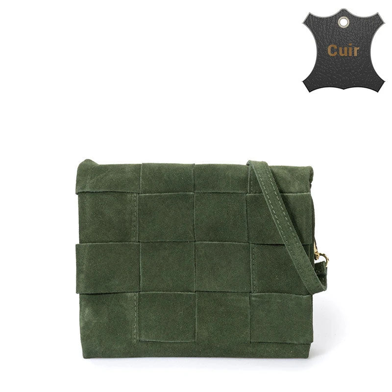 Hailey Sac Cuir Tressé Italien 4 Hailey Sac Cuir Tressé Italien - Image 4