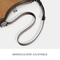Lou Sac Demi Lune Bandoulière -Looqita sac demi lune bandouliere Lou bandouliere