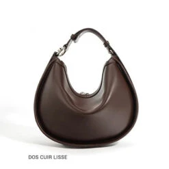 Lou Sac Demi Lune Bandoulière -Looqita sac demi lune bandouliere Lou dos