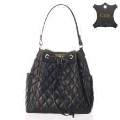 Edina Sac Matelassé Forme Seau