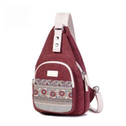 Samara Sacoche Banane Femme -Looqita sacoche banane femme Samara bordeaux