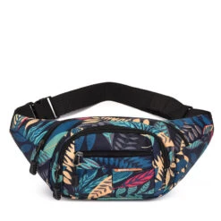 Leaf Sacoche Banane Femme -Looqita sacoche banane femme leaf bleu