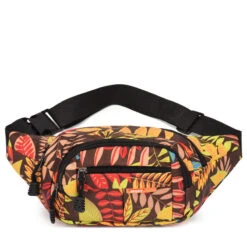 Leaf Sacoche Banane Femme -Looqita sacoche banane femme leaf marron