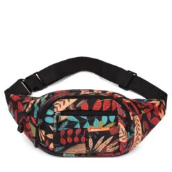 Leaf Sacoche Banane Femme -Looqita sacoche banane femme leaf rouge