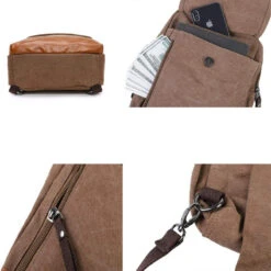 Zélie Sacoche Banane Femme Vintage -Looqita sacoche banane femme vintage Zelie details