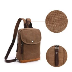 Zélie Sacoche Banane Femme Vintage -Looqita sacoche banane femme vintage Zelie toile