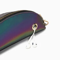 Sacoche Banane Holographique Shyni -Looqita sacoche banane holographique Shyni ecouteurs