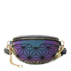 Sacoche Banane Holographique Shyni -Looqita sacoche banane holographique Shyni fleur