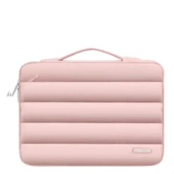 Mosiso Sacoche Ordinateur Femme MatelasséE -Looqita sacoche ordinateur femme Mososo rose