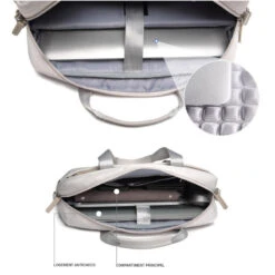 Nahia Sacoche Ordinateur Femme -Looqita sacoche ordinateur femme Nahia interieur